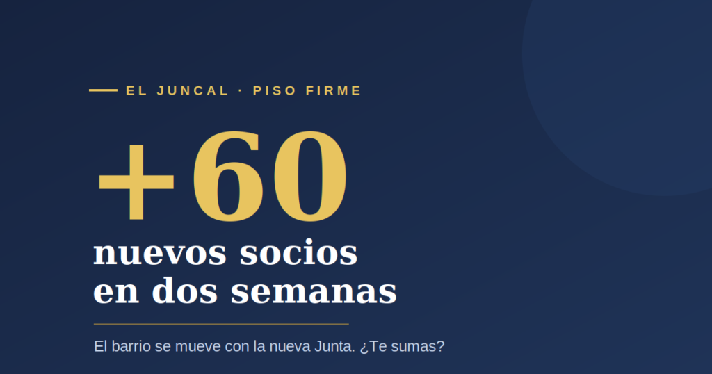 Más de 60 nuevos socios se suman a El Juncal