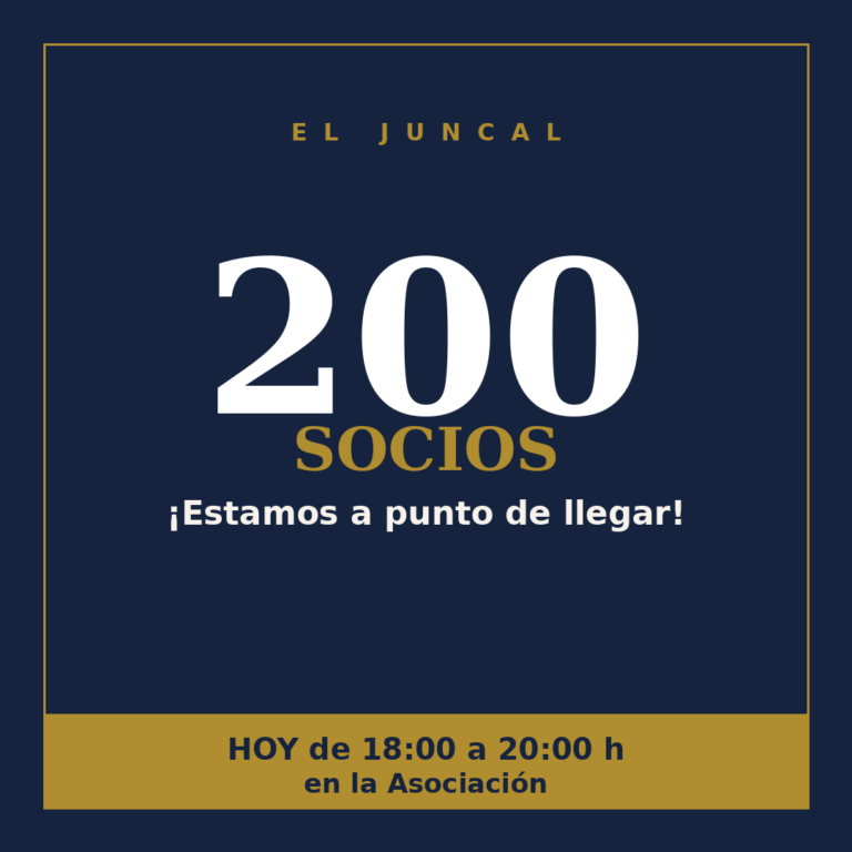 ¡Estamos a punto de llegar a los 200 socios!