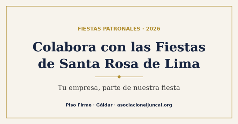 Colabora con las Fiestas de Santa Rosa 2026
